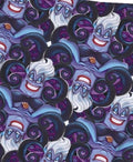 Disney Villain Ursula Little Mermaid Polycotton Fabric - Half Yard (18” x 55”) 83255