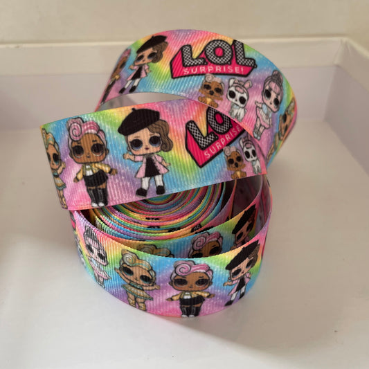 Lol Rainbow Grosgrain Ribbon