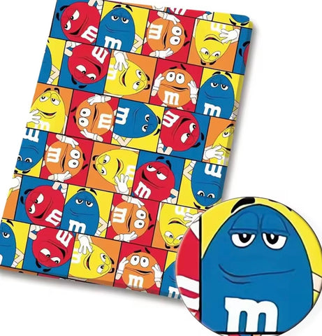 M & M's polyCotton Fabric Half Yard (18” x 55”)