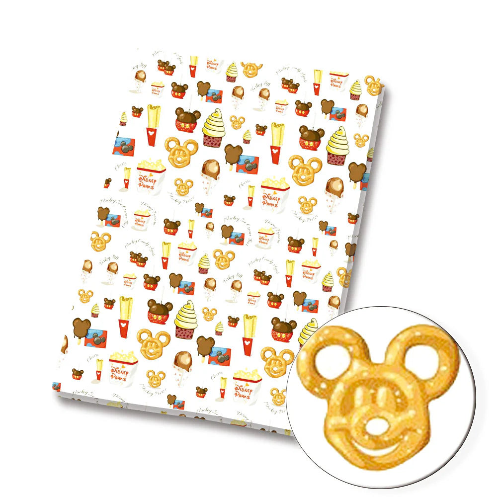 Theme Park Snacks Polycotton Fabric - Half Yard (18” x 55”) 203642