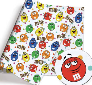 M&M's polyCotton Fabric Half Yard (18” x 55”)