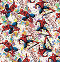 Marvel Avengers Spiderman Superhero character Polycotton Fabric - Half Yard (18” x 55”) 15016