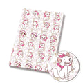 Fancy Lady Cat Polycotton Fabric - Half Yard (18” x 55”) 23877