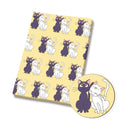 Anime Cats Polycotton Fabric - Half Yard (18” x 55”) 23878