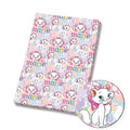 Fancy Lady Cat Polycotton Fabric - Half Yard (18” x 55”) 23883