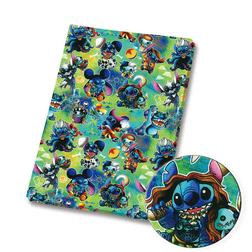 Cheeky Blue alien Costumes Polycotton Fabric - Half Yard (18” x 55”) 23907