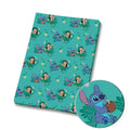 Cheeky Blue alien Polycotton Fabric - Half Yard (18” x 55”) 23908