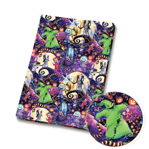 Spooky Holiday Adventures Polycotton Fabric - Half Yard (18” x 55”) 23930