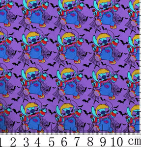 Stitch Halloween Chucky polyCotton Fabric Half Yard (18” x 55”)