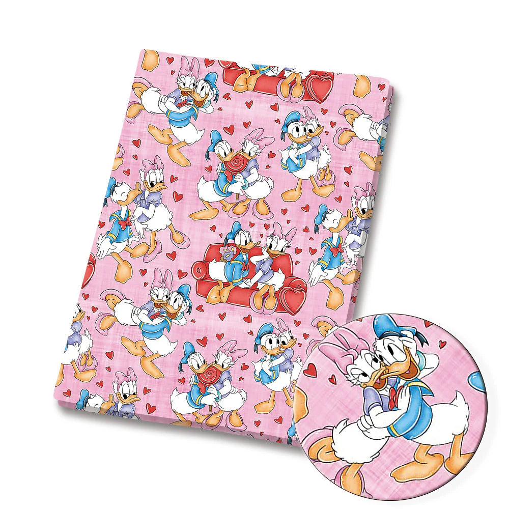 Sailor and fancy girl Duck Polycotton Fabric - Half Yard (18” x 55”) 228098