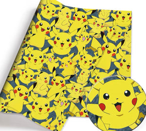 Pikachu polyCotton Fabric Half Yard (18” x 55”)