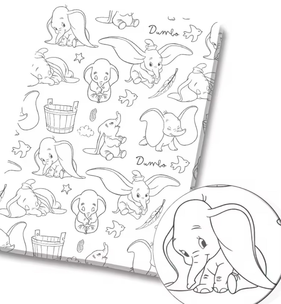 Dumbo polyCotton Fabric Half Yard (18” x 55”)