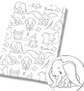 Dumbo polyCotton Fabric Half Yard (18” x 55”)