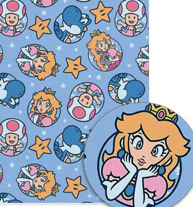 Princess Peach polyCotton Fabric Half Yard (18” x 55”)