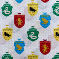 Harry Potter Hogwarts Cotton Fabric - Half Yard (18” x 55”)