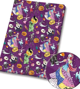 Nightmare Before Christmas polyCotton Fabric Half Yard (18” x 55”)