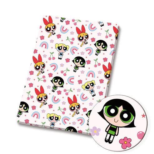 Super Girl Trio Adventures Polycotton Fabric - Half Yard (18” x 55”) 41226