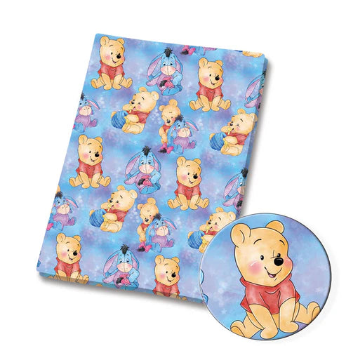 Honey Bear Polycotton Fabric - Half Yard (18” x 55”) 32510