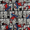 Marvel Avengers Spiderman Cotton Fabric - Half Yard (18” x 55”)
