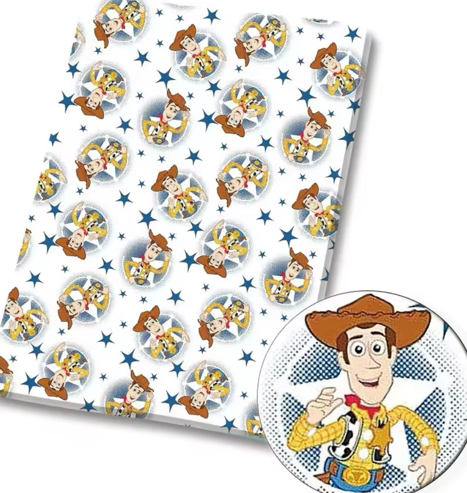 Woody Polycotton Fabric Half Yard (18” x 55”)