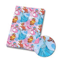 Glass Slipper Princess Polycotton Fabric - Half Yard (18” x 55”) 33510