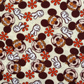Classic Mouse Hippie Polycotton Fabric - Half Yard (18” x 44”) 2412