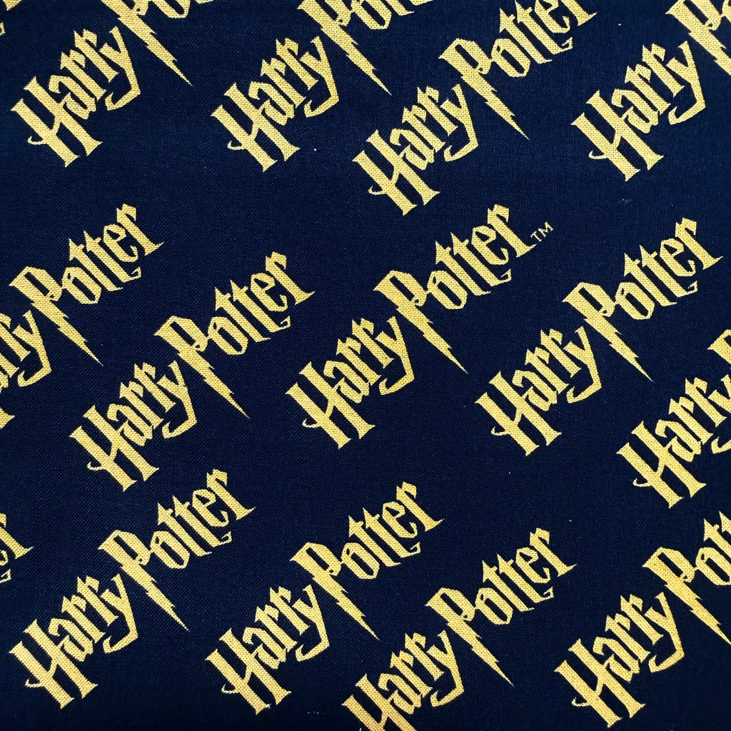 Harry Potter Cotton Fabric - Half Yard (18” x 55”)