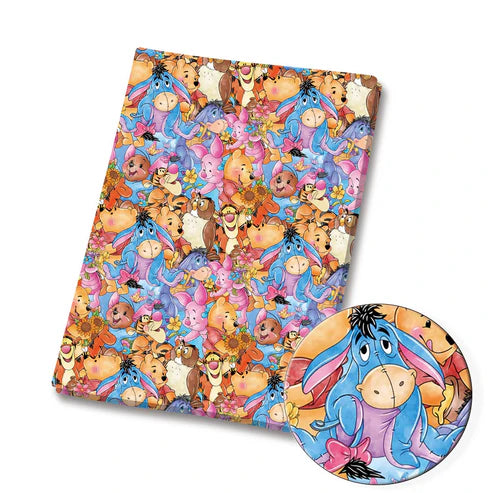 Honey Bear Polycotton Fabric - Half Yard (18” x 55”) 34270