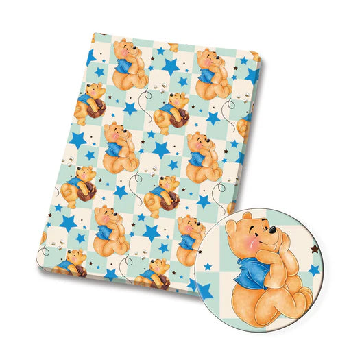 Honey Bear Polycotton Fabric - Half Yard (18” x 55”) 34274