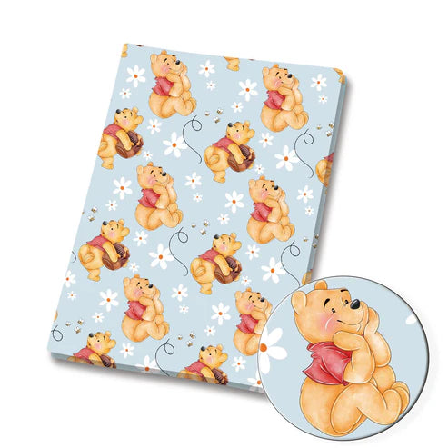 Honey Bear Polycotton Fabric - Half Yard (18” x 55”) 34279