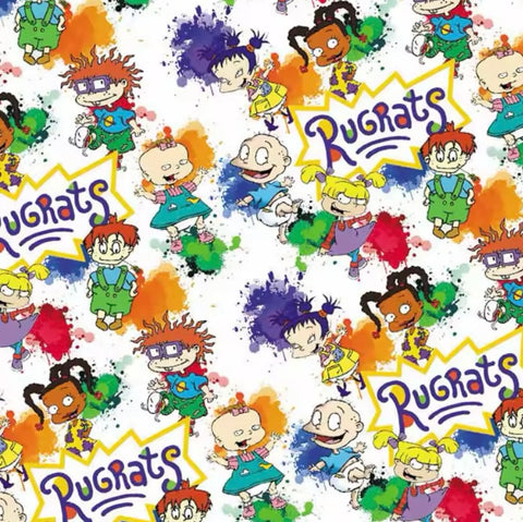 Rugrats polyCotton Fabric Half Yard (18” x 55”)