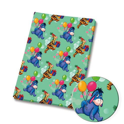 Honey bear Friends Polycotton Fabric - Half Yard (18” x 55”) 355325