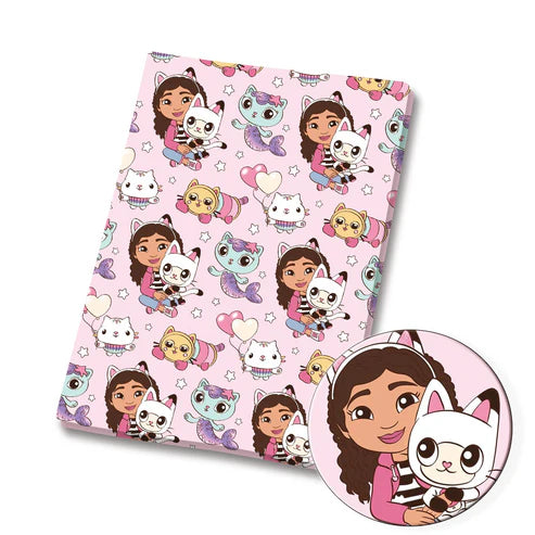 Kitty Dollhouse Adventures Polycotton Fabric - Half Yard (18” x 55”) 35353