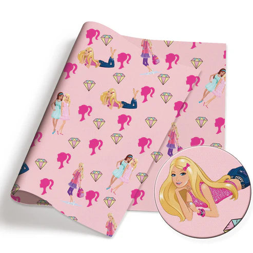 Dreamhouse doll Polycotton Fabric - Half Yard (18” x 55”) 3569