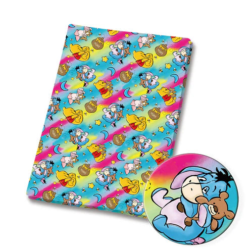 Woodland Friends Polycotton Fabric - Half Yard (18” x 55”) 3635