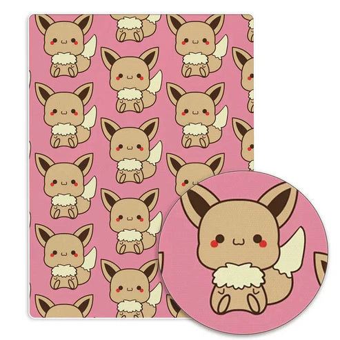 Pocket Creatures Polycotton Fabric - Half Yard (18” x 55”) 37101