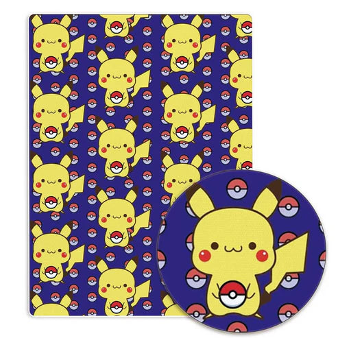 Pocket Creatures Polycotton Fabric - Half Yard (18” x 55”) 37105