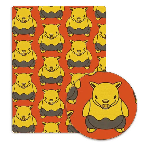 Pocket Creatures Polycotton Fabric - Half Yard (18” x 55”) 37109