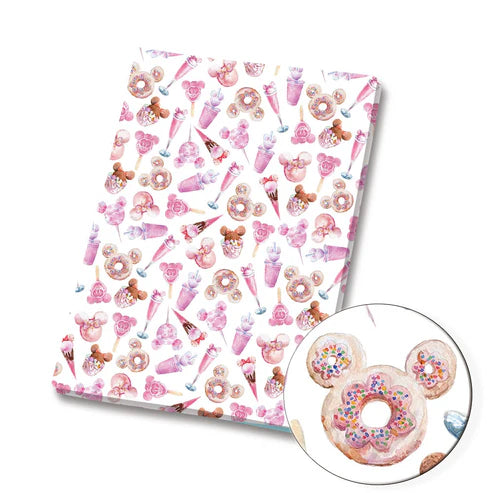 Theme Park Snacks Polycotton Fabric - Half Yard (18” x 55”) 3733