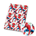 Webbed Superhero Polycotton Fabric - Half Yard (18” x 55”) 37457