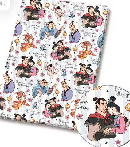 Mulan polyCotton Fabric Half Yard (18” x 55”)