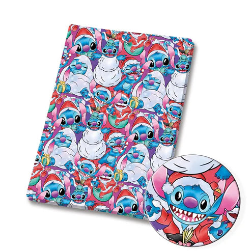 Cheeky Blue Alien Christmas Polycotton fabric - Half Yard (18” x 55”) 38264