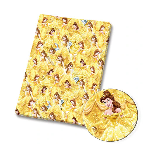 Enchanted Castle Princess Polycotton Fabric - Half Yard (18” x 55”) 3883