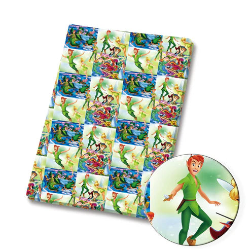 Fairy Lost Boy Adventures Polycotton Fabric - Half Yard (18” x 55”) 3894