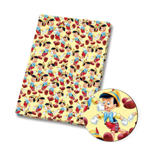 Puppet Boy Adventures Polycotton Fabric - Half Yard (18” x 55”) 3901
