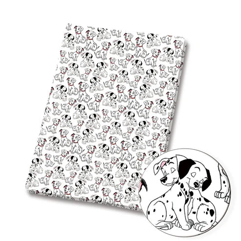 Spotty Dogs Polycotton Fabric - Half Yard (18” x 55”) 3917