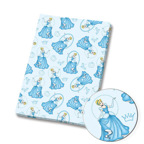 Glass Slipper Princess Polycotton Fabric - Half Yard (18” x 55”) 39787