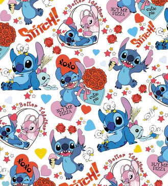 Hawaiian Alien Friends Polycotton Fabric - Half Yard (18” x 55”) 14857