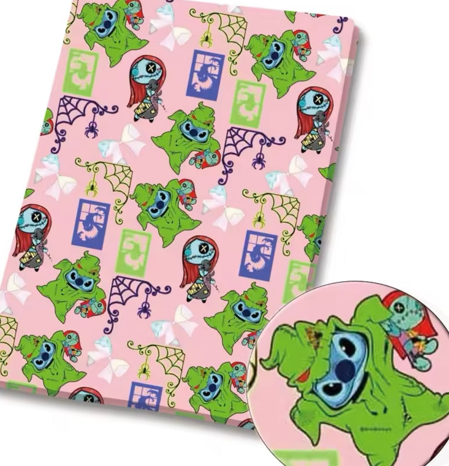 Stitch Oogie Boogie polyCotton Fabric Half Yard (18” x 55”)