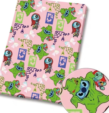 Stitch Oogie Boogie polyCotton Fabric Half Yard (18” x 55”)